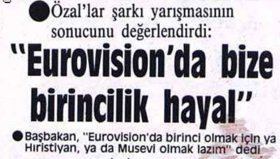 Rahmetli cumhurbaşkanlarımızdan Turgut Özal keşke 2003 yılındaki başarımızı görebilseydi.